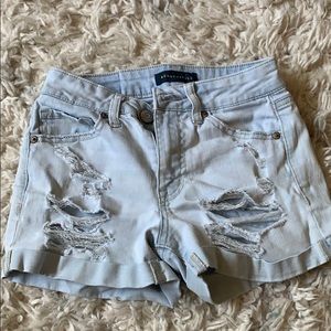 Light washed Aeropostale jean shorts